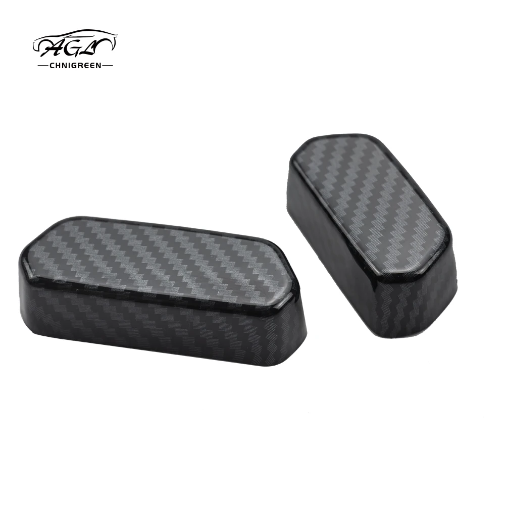 Carbon Fiber Color Seat Adjust Button Case Cover for Ford Ranger Everest Endeavour 2015-2021 Mazda BT-50 2011-2020