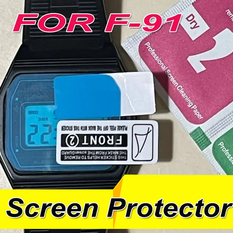 Protector  For  F-91W F91 F105 F108 F84 W800 A700 W217 W218 B650 B640 BGD560 AE-1200 AE-1300 A158 A159 A168 Screen Protector