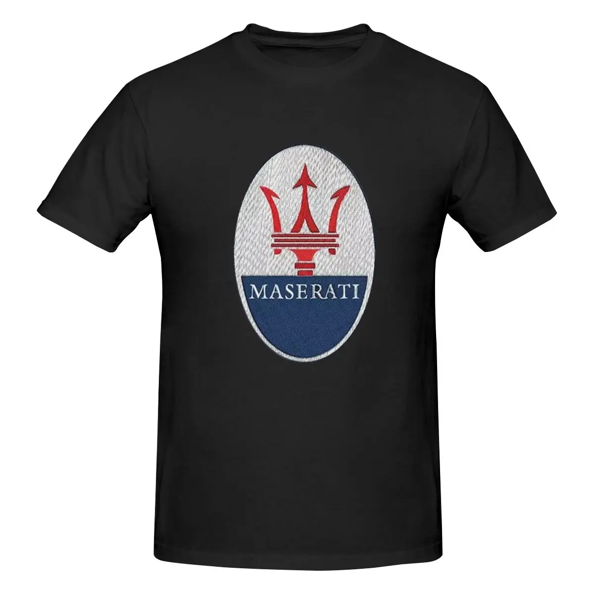 Maserati Men's 100% Cotton Short Sleeve T-shirt Top Loose Tshirt