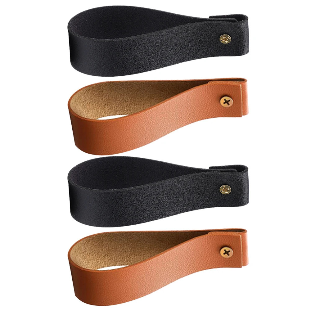 

4pcs Wall Hooks Bohemian Style Curtain Rod Holders Black Brown Adjustable Towel Racks Bedroom Bathroom Kitchen Decor