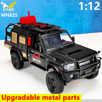 Toyota Official Licensed MN Model MN82S Upgraded Remote Control Car Four-Wheel Off-Road Truck LC79 Upgrade Parts 1:12 Scale 4WD