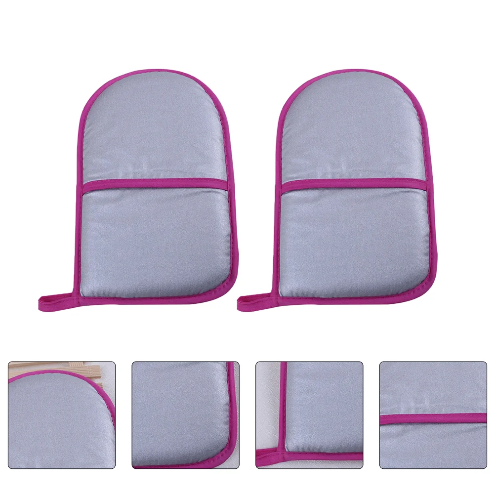 

2Pcs Household Ironing Gloves Heat Insulation Protection Hand Cover for Home Clothes Steamer Gloves Gloves