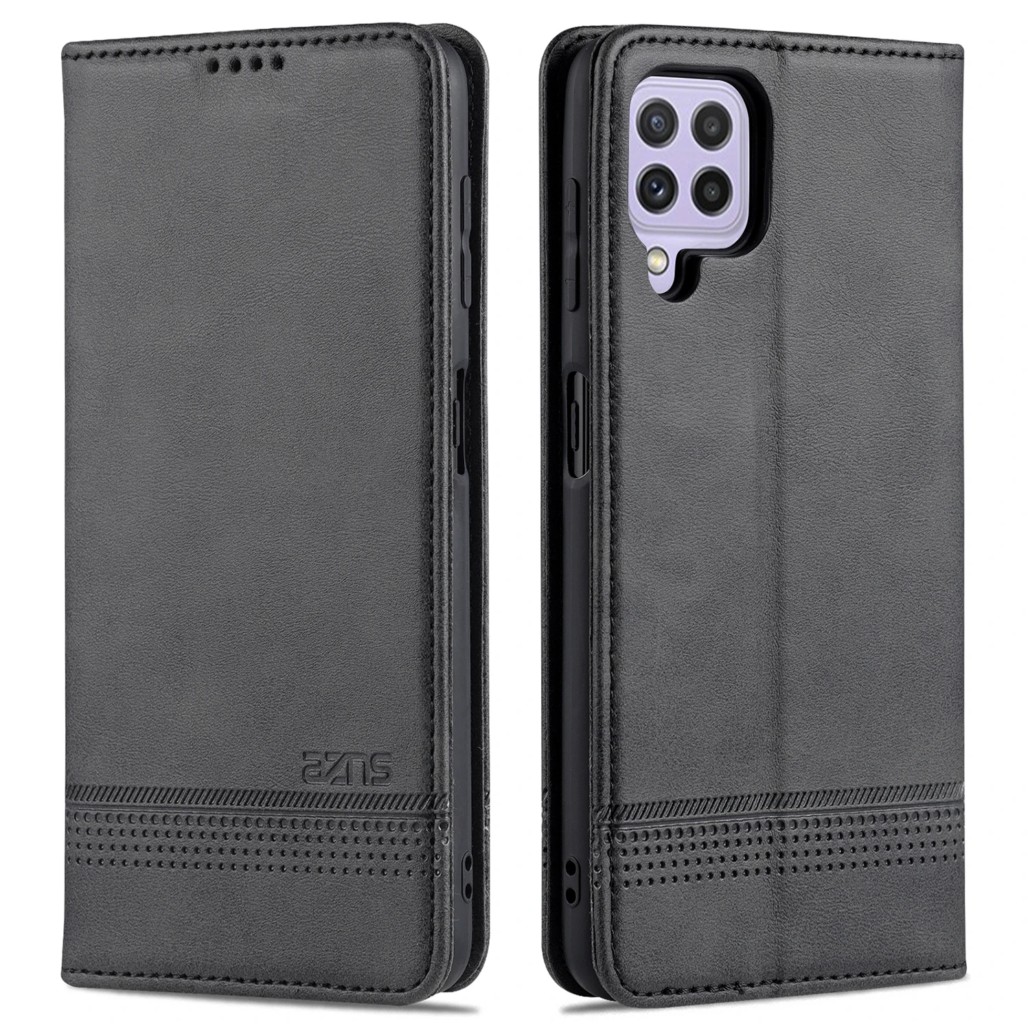 

Flip leather Magnetic closed Cover For Samsung Galaxy A22 4G Card slot wallet shockproof Phone Case For Samsung A22 4G 6.4 inch