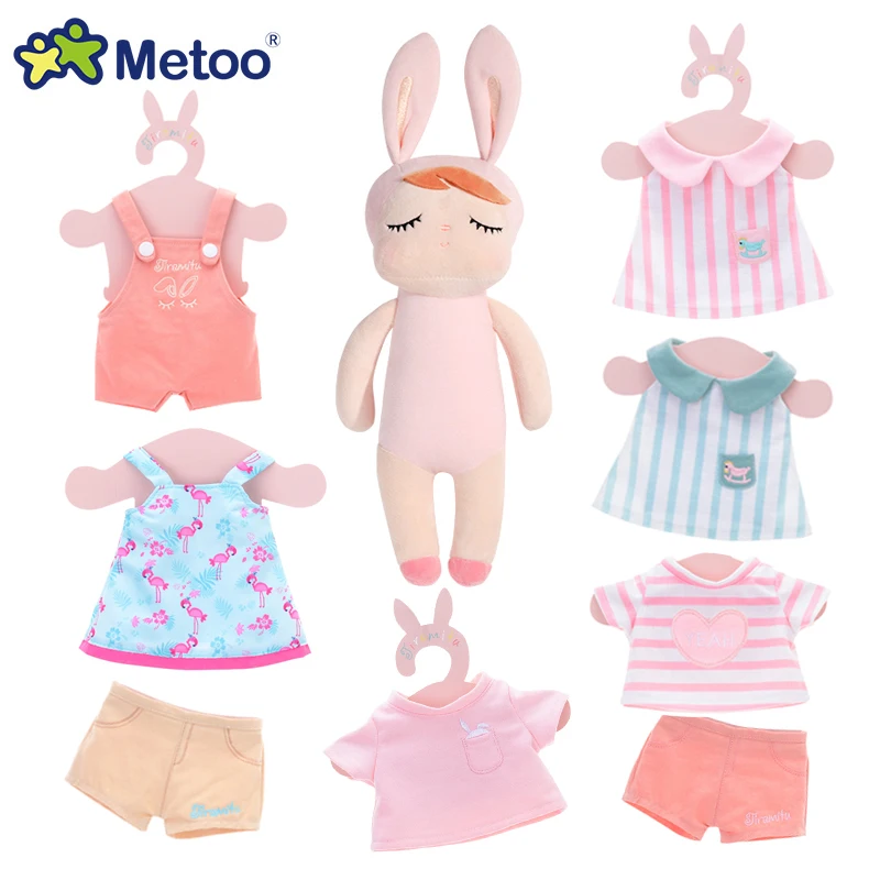 

Metoo 30cm Baby Angela Doll With Changeable Clothes Rabbit Plush Toys Dress T-shirt Kids DIY Costume 1/6 BJD Girls Birthday Gift