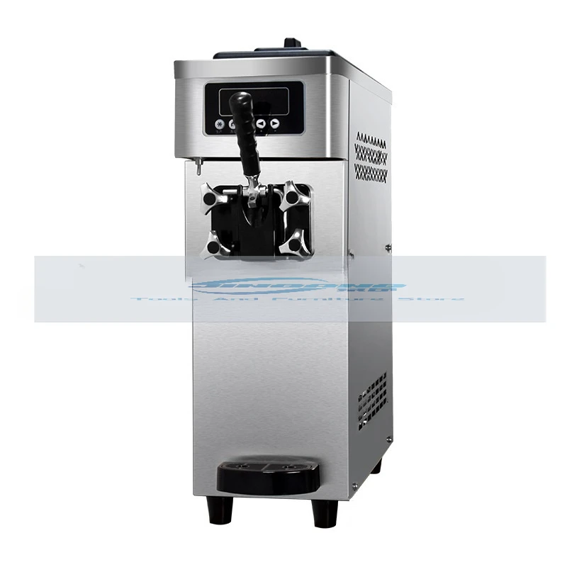 Desktop Quick Out Single Head Fruit Soft Ice Cream Maker, Small Cone Machine, Commercial Automatic Preservation, Pre-Cooling