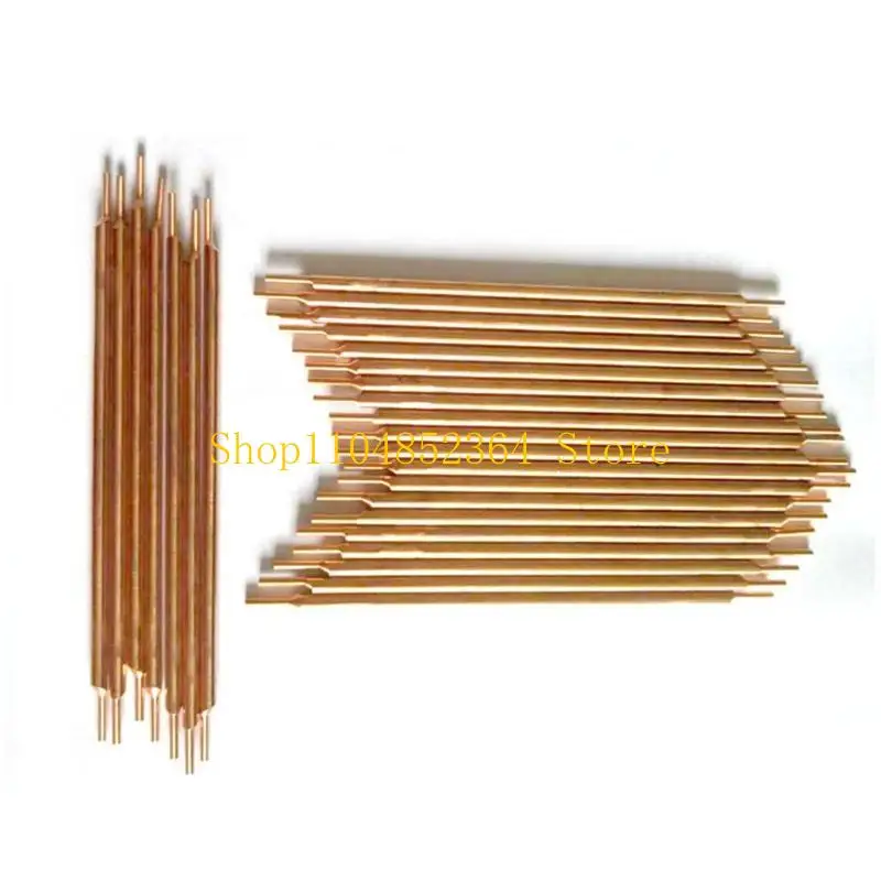 652F 2 Pieces 18650 Battery Alumina Copper Electrode for Head for Polymer Battery Lithium Battery Electrical Work Wear Resist