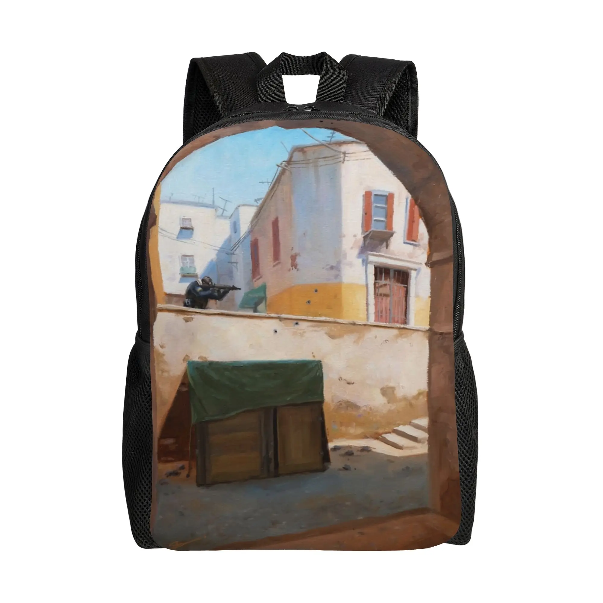 1Piece Dust 2 Mid Crossing New School Year Storage Bag CS-GO FPS Game Fans Students  Backpack