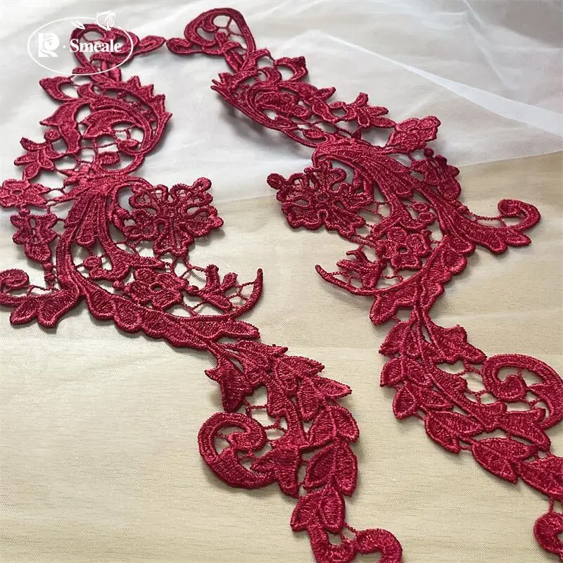 Europäischer Stil, wasserlösliche Spitzenstickerei für Hochzeitskleider, Bildapplikation, handgefertigte DIY-Spitzenkleidungszubehörteile – Detail 10