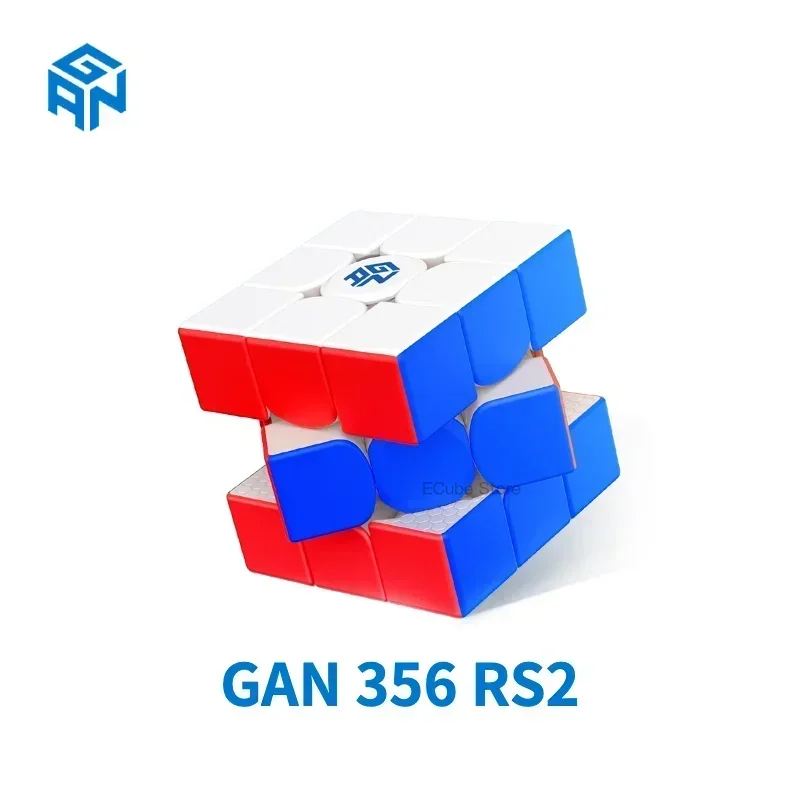 [ECube] Gan356 RS 2 3x3x3 Cube Gans 356RS_v2.0 Magic Cube Professional GAN 356 RS 3x3 Speed Twist Educational T