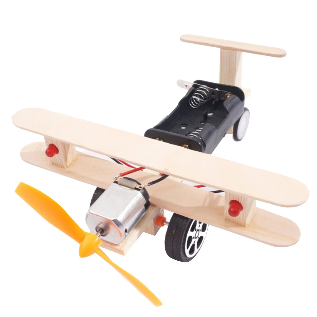 DIY Science Experiment Toy 3D Glide Plane Model Kit Elektrisch educatief speelgoed