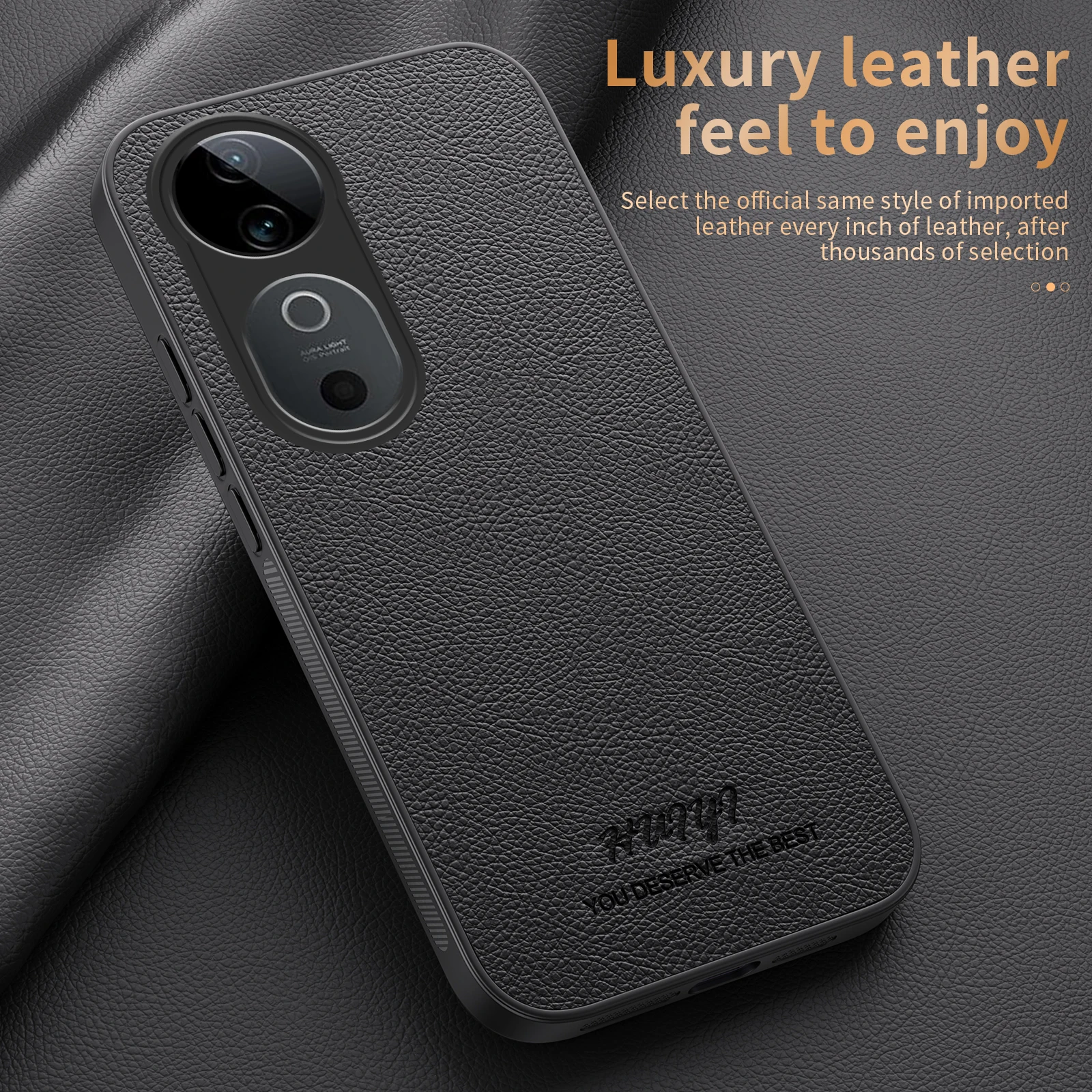 Luxury Leather Magnetic Cover for VIVO S19 S19 Pro S18E S18 Pro S17E S17 Pro S16E S16 Pro V30 29 27 25 Pro V30E V29E V27E V25E