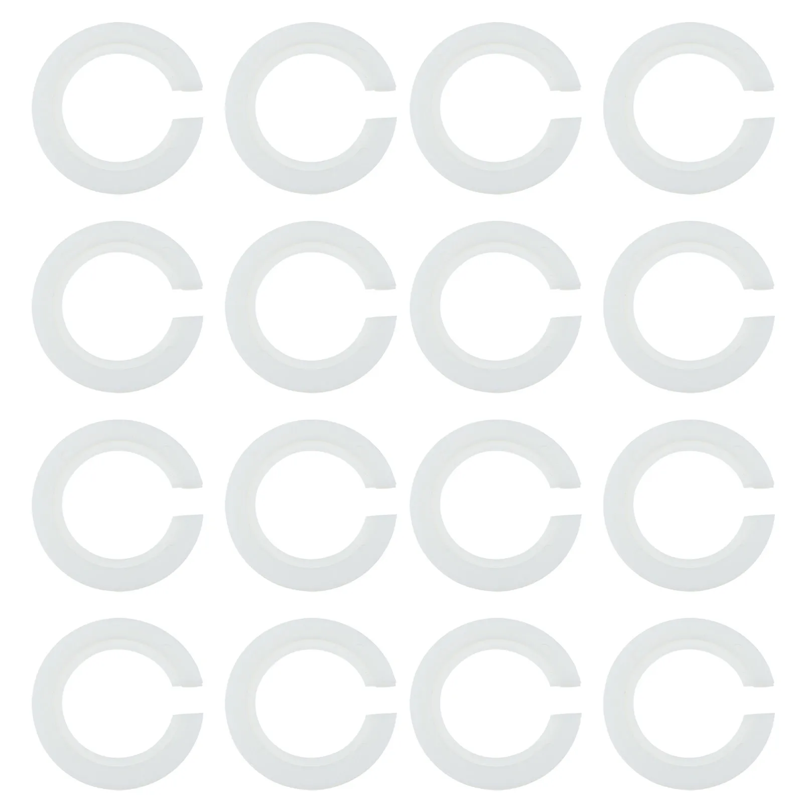 

24 шт. переходных колец E27 на E14 для плафонов, пластиковые адаптеры для плафонов E27, совместимые с патронами E14