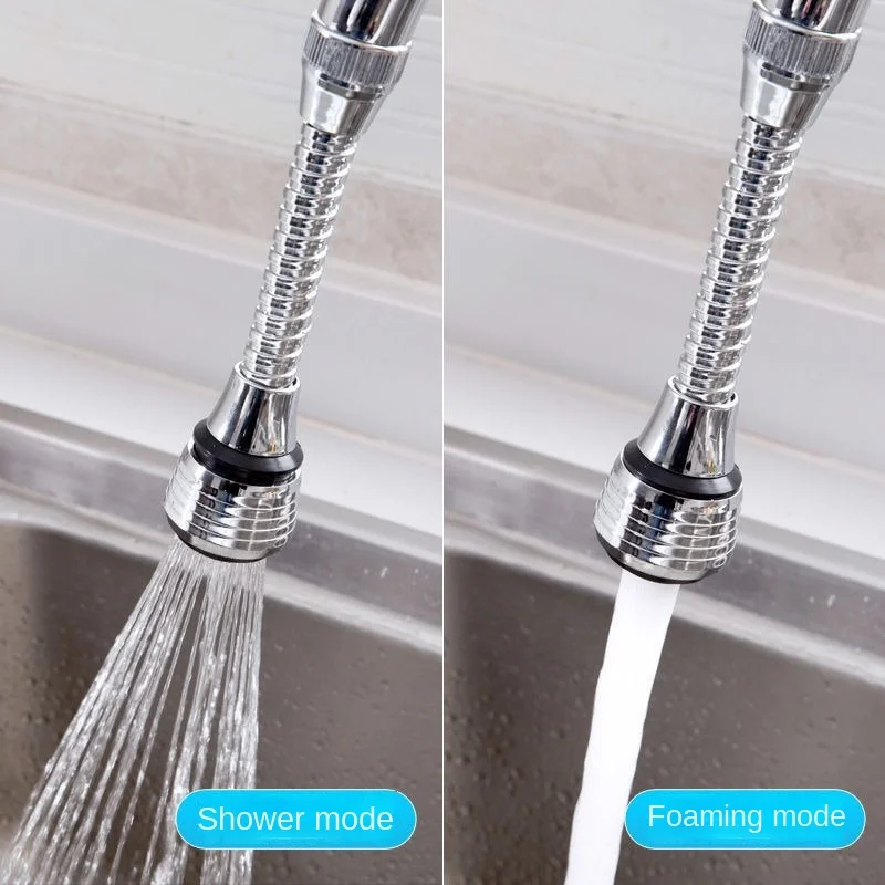 Long and Short Faucets Sprinklers Rotatable Extenders Universal Splash-proof and Water-repellent Artifacts Household Goods Tools