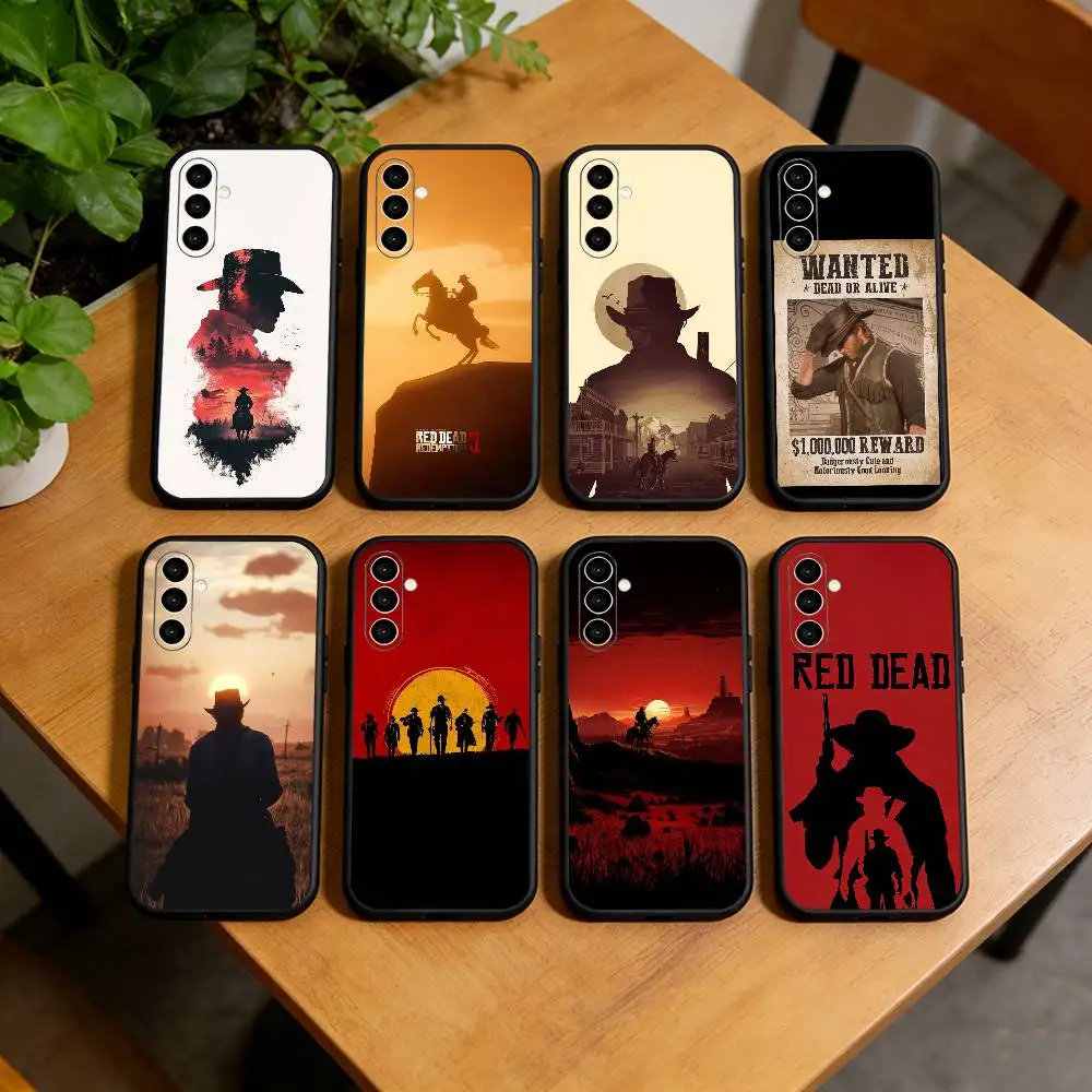 R-Red D-Dead R-Redemption  Phone Case Black Silicone Soft For Samsung Galaxy A73,A72,A71,A70,A53,A52,A51