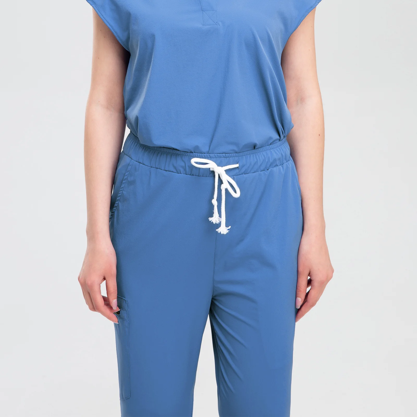 Vêtements de travail unisexes pour hommes et femmes, bas de laboratoire, pantalons de séparation médicaux, uniforme d'hôpital pour médecins et infirmières, FJJG, vente en gros