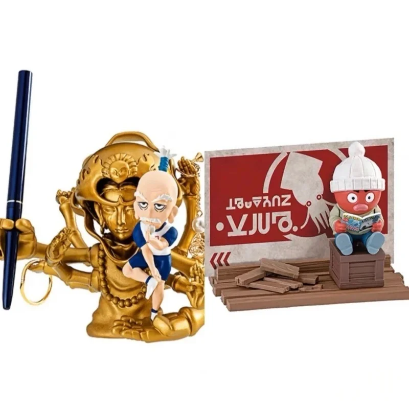 RE-MENT Collezione Full Hunter Desktop 3 Scatola cieca Figurine di piccole scene Formica Re Presidente Display Giocattolo Uovo da collezione