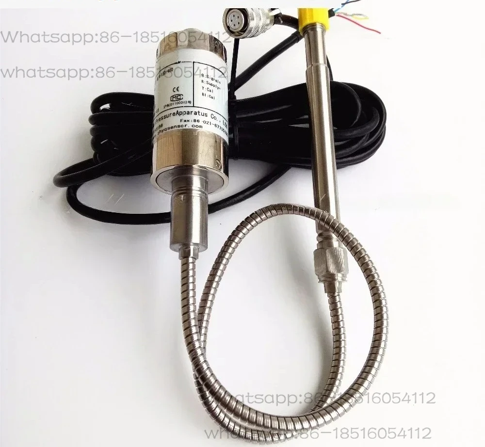 PT124B-121 Flexible Stem Melt Pressure Transmitter Pressure Sensors  Output 4-20mA
