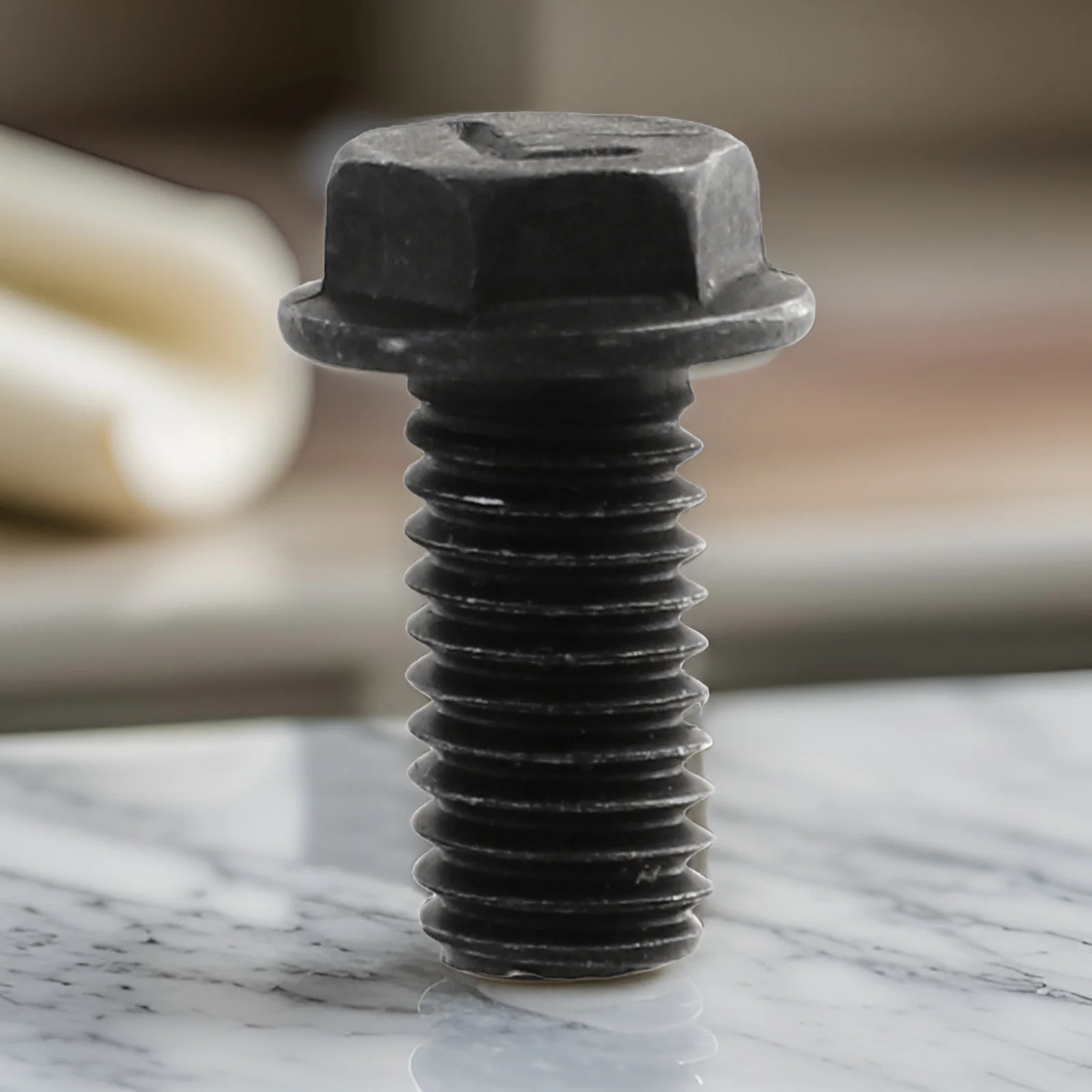 Винт 5 шт. для режущего станка, высокое качество, 5 шт., левая резьба, шестигранный фланец, винты пильного полотна для режущего станка