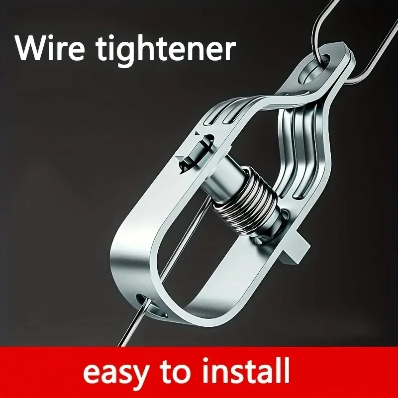 5 Stück Drahtspanner – Verstellbares Kabel- und Zaunspannwerkzeug für sichere Drahtstängel, Gewächshäuser und Weinreben – Detail 2
