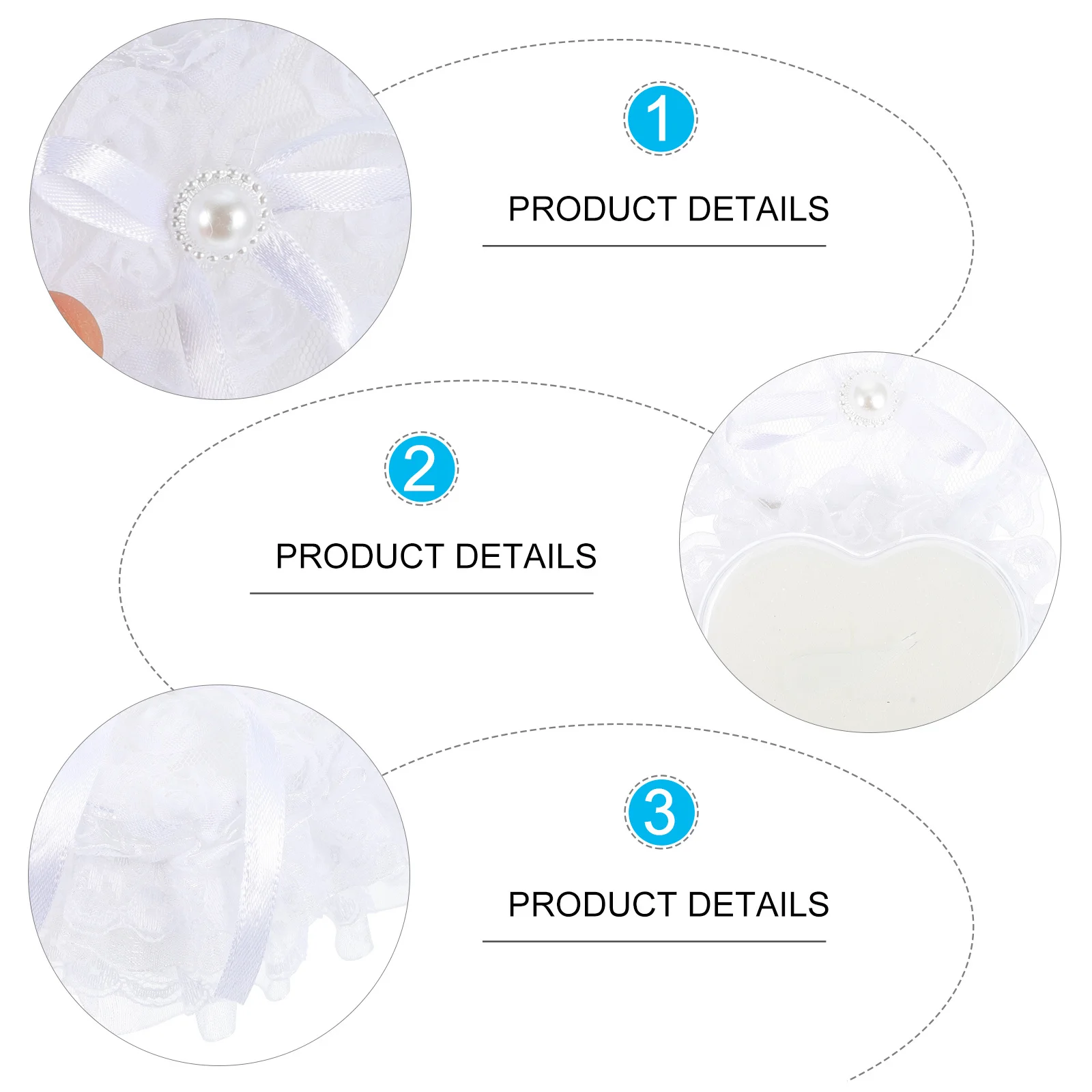 

Heart Shape Ring Pillow Lace Wedding Ring Bearer Pillow For Ceremony Decor Romantic Wedding Decoration Accessory