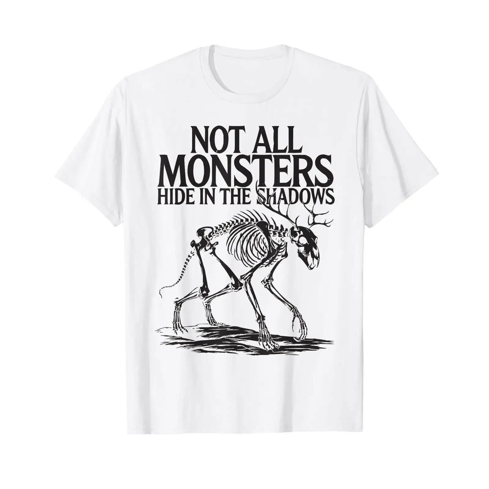 Wendigo Cryptid Monster Folklore Evil Spirit Cryptozoology T Shirt vintage Washed Breathable Unisex graphic fashion Versatile