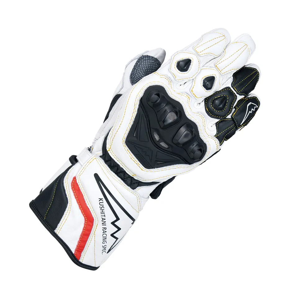 Kushitani K-5381 Motorcycle Gloves GP Leather Motocross Gloves
