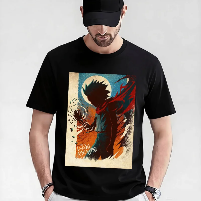 

0325 Otomo Akira Anime T Shirt Cyberpunk Manga City explosion Graphic clothes cyber mecha Neo-Tokyo Streetwear All size tops