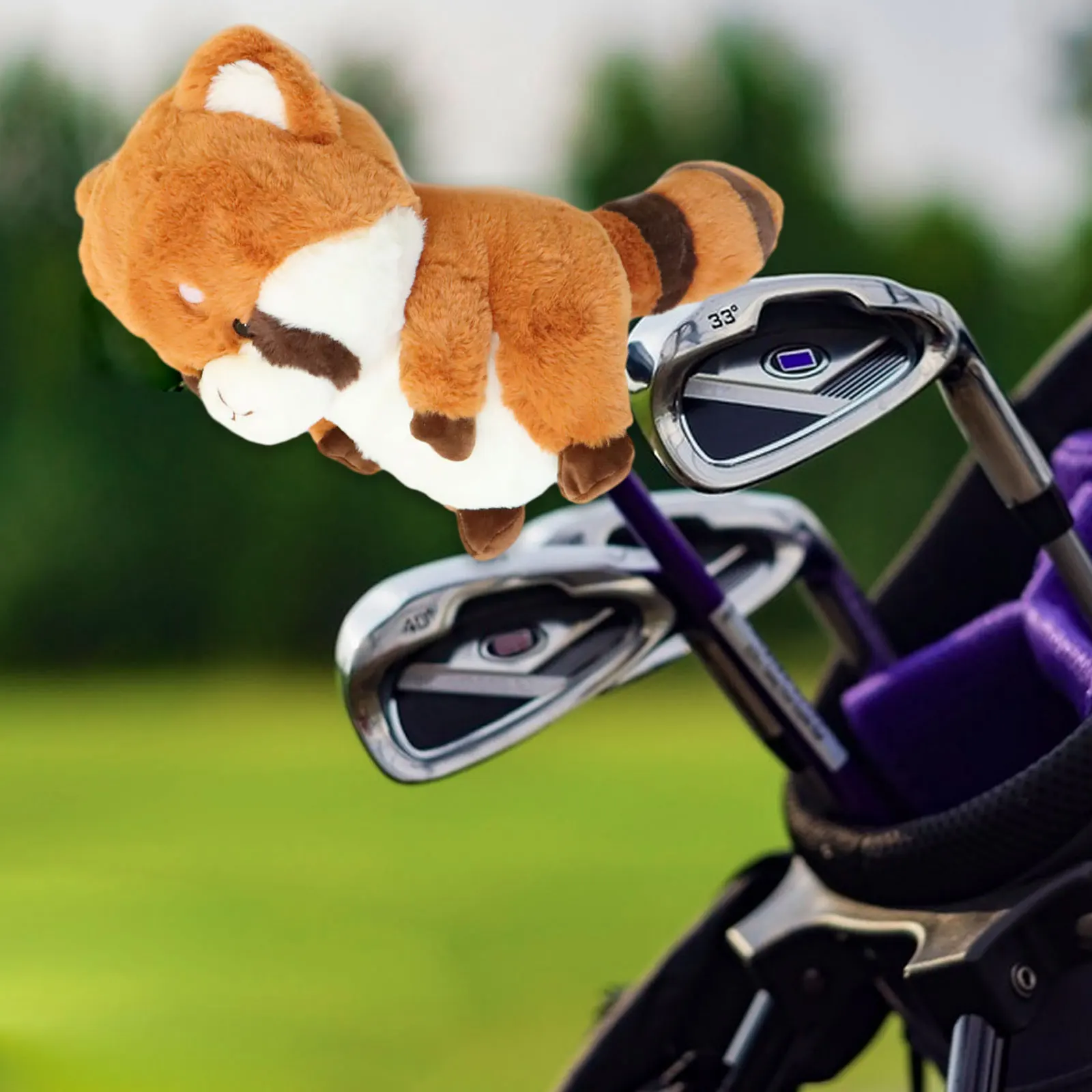 Bear Golf Wood Headcover Animal Shaped Protector Transport Protect Funny Anti