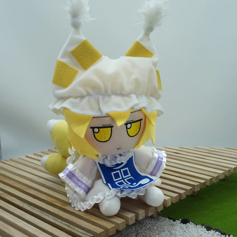 

Милый аниме проект TouHou, Fumo Yakumo Ran, косплей, милая фигурка, плюшевая мягкая игрушка в виде сидя, милые подарки