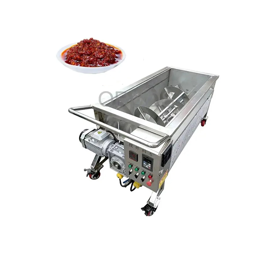 Solder Paste Mixing Machine Sauce Tank Paste Cream Paste Mixing and Dosing Ribbon Blender