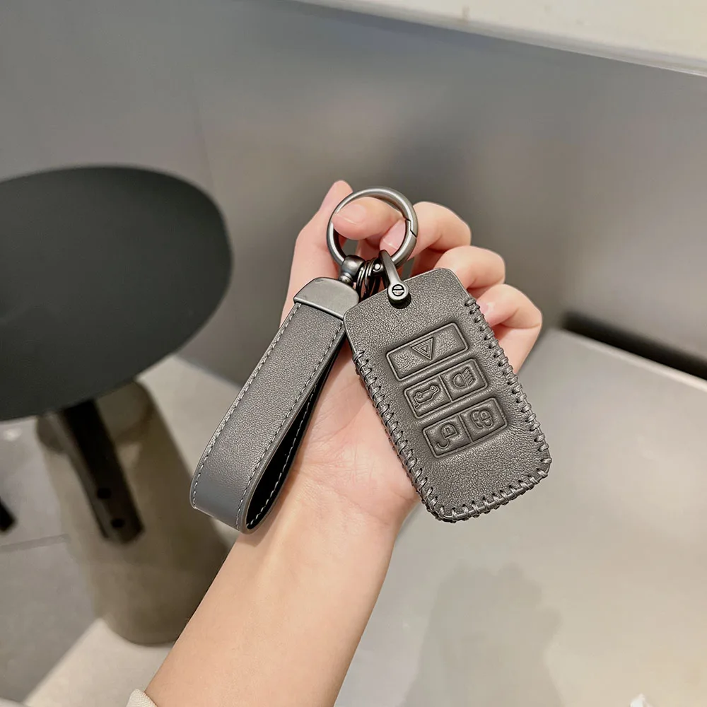For Land Rover Range Rover Sport Evoque Velar Discovery 5 Jaguar XE XF E-Pace F-Pace A9 A8 A9 X8 XJ XFL XJL Car Key Case Cover - view 5