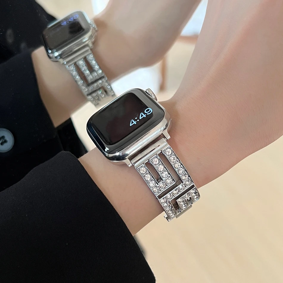 Spiral Cross Strap For Apple Watch Band Ultra 2 46mm 49mm 38 41 40 42 44 45mm Couple Bracelet IWatch Series 10 9 8 7 6 SE 5 4 3