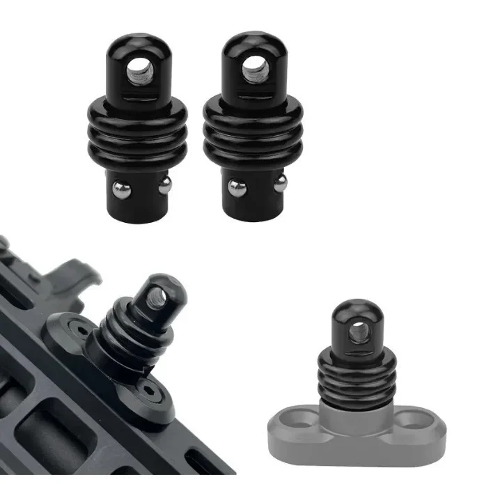 Tactical MLOK QD Push Button Sling Swivel Stud Mount M-lok Rail Attachment Adapter Mount Hunting Gun Accessories