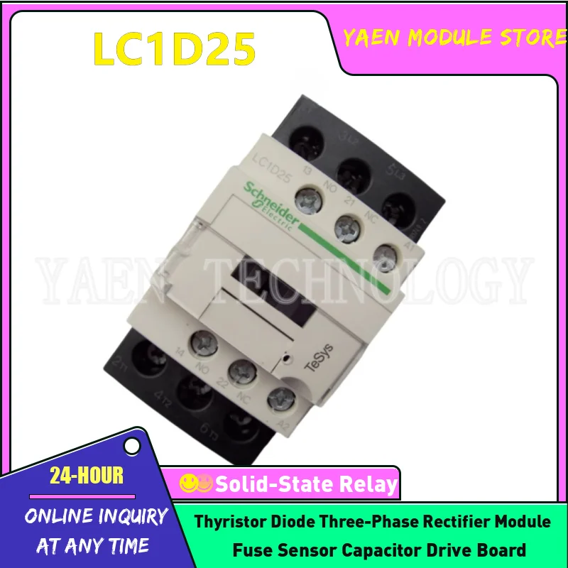 

Contactor LC1D25 LC1D32 LC1D38 M7C (AC220V) Q7C (AC380V) F7C (AC110V) B7C (AC24V) BDC (DC24V) BFC (DC110V)