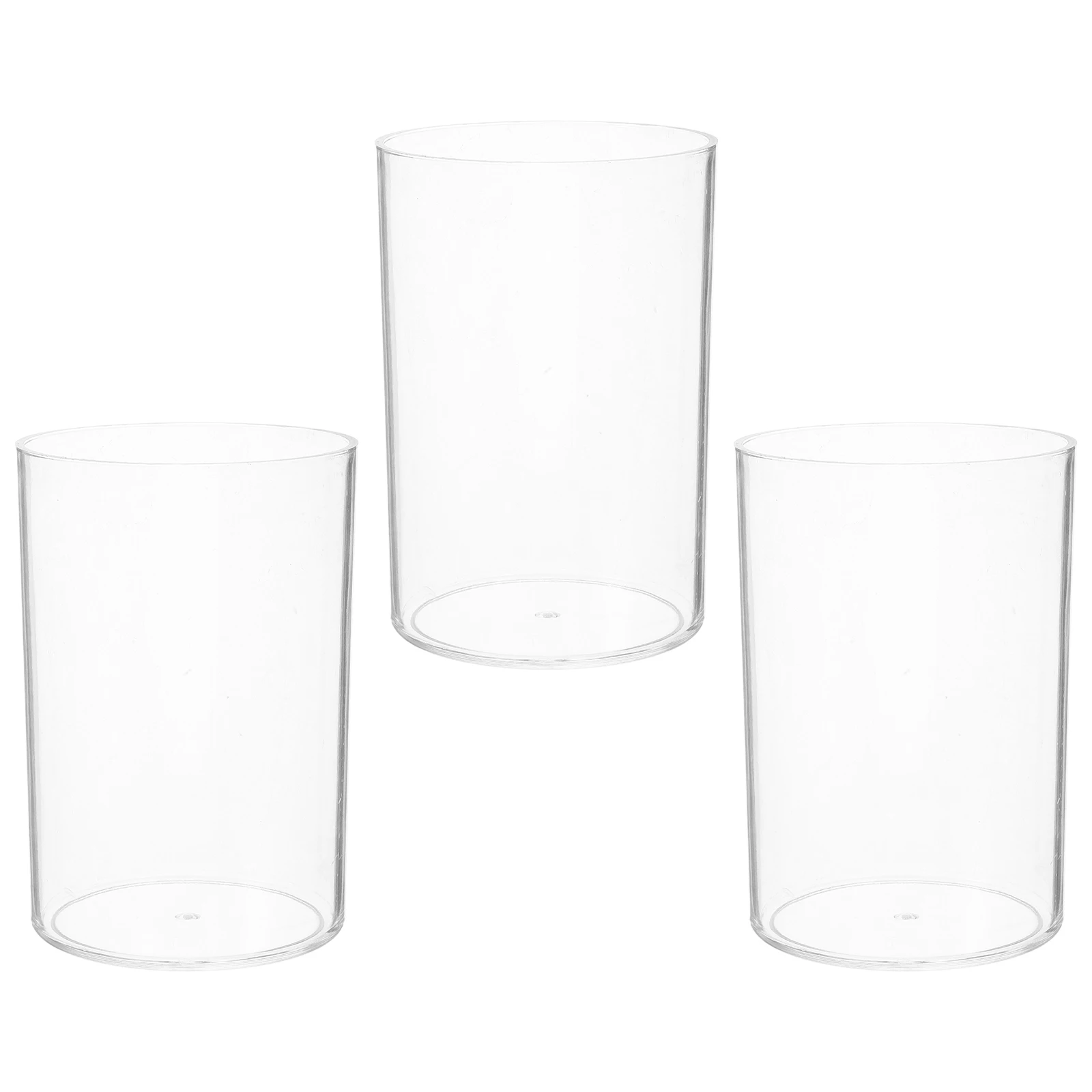 

Transparent Pen Holder Acrylic Desk ganizer Large Capacity Makeup Brush Cup Hairbrush Pencil Case Storage Container Student