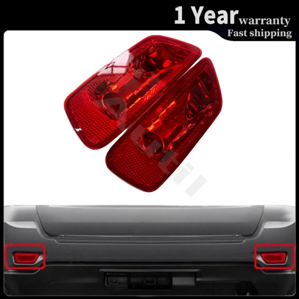 57010716AC 57010717AC for Jeep Compass Grand Cherokee Dodge Journey 2011‑2017 Rear Bumper Fog Brake Tail Light Housing No Bulb