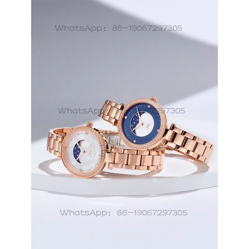 Quartz Watch Women's Waterproof Diamond-encrusted Fashion Ladies Watch