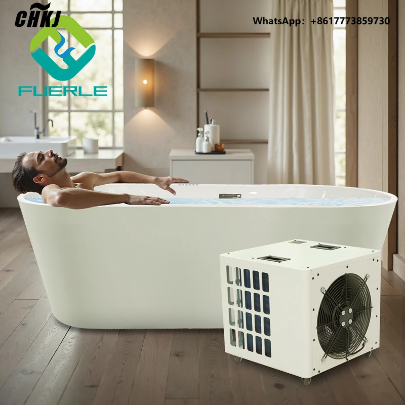 

CHKJ Fuerle 1/2 HP Automatic Pump Cold Plunge Acrylic Ice Bath Water Chiller with Filter for Cold Water