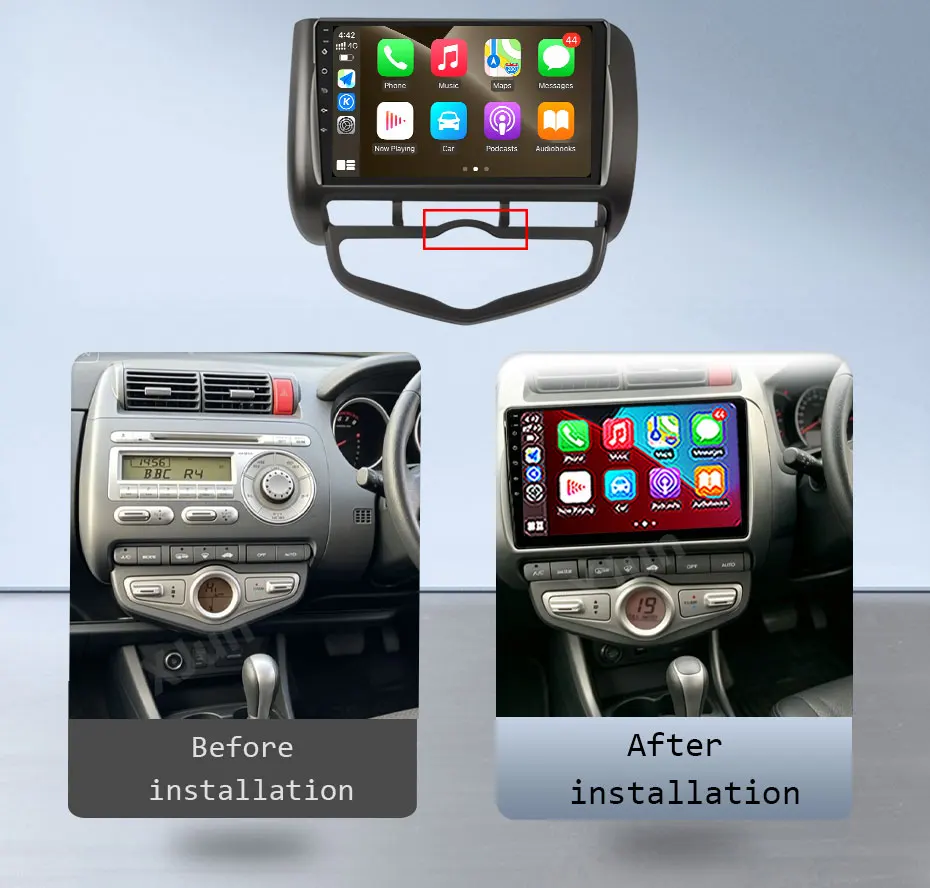 9" Android 16 for Honda Fit Jazz RHD 2002‑2008 Car Stereo Unit IPS HD Touch Screen Wireless CarPlay GPS Navi BT WiFi DSP Player - view 2