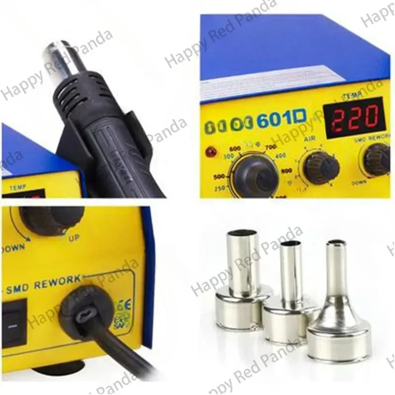 Soldering Station Air Gun LED Digital Display Solder Gun 2-in-1 Desoldering Special for Mobile Phone Repair BAKU 601D