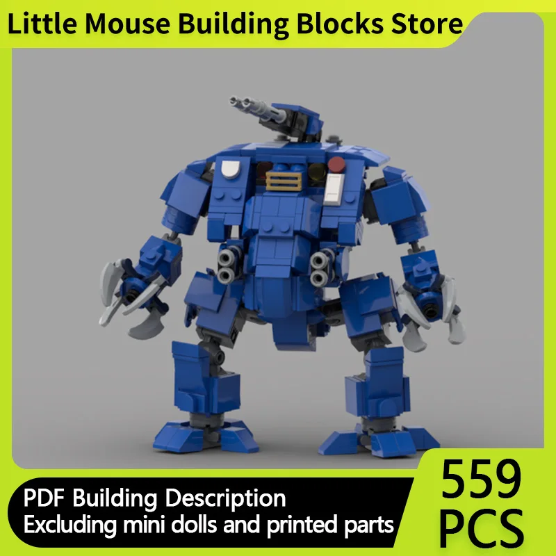 

Popular Games 40K Model Building Moc Bricks Hammer Battle Mech Collection Technology Blocks Gift Modular Christmas Toys DIY Sets