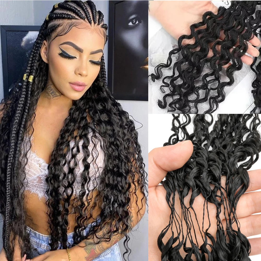 

Наращивание волос для плетения крючком: кудрявые пряди Deep Wave Feather Crochet из натуральных волос, без узлов, предварительно разделенные, для создания причесок Boho Twist