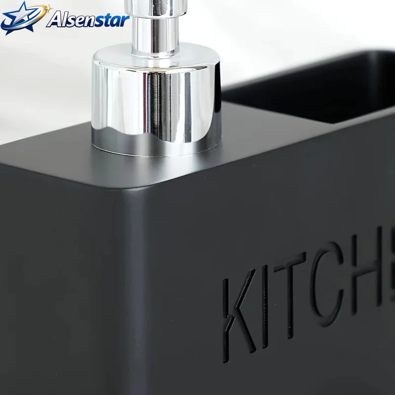 Multi Multi functional kitchen soap dispenser with sponge holder, dishwashing liquid bottle storage box - Aliexpress Deal