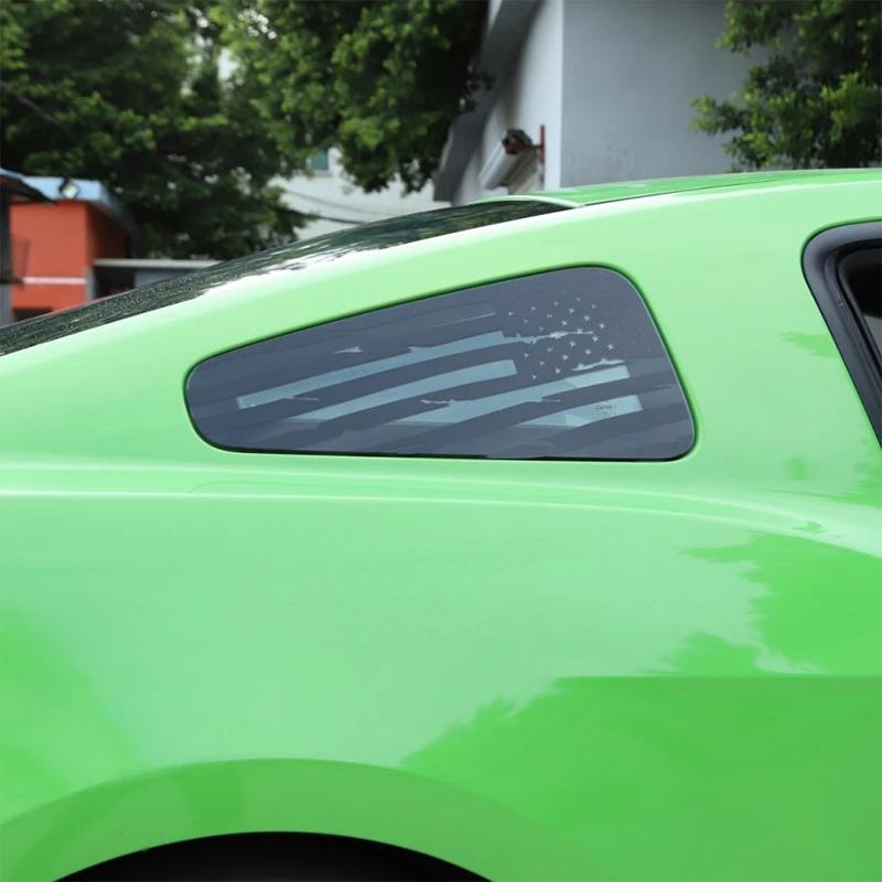 Reliable-Window Decal Rear Window Distressed Flag Sticker For Ford Mustang 2008 2009 2010 2011 2012 2013 2014