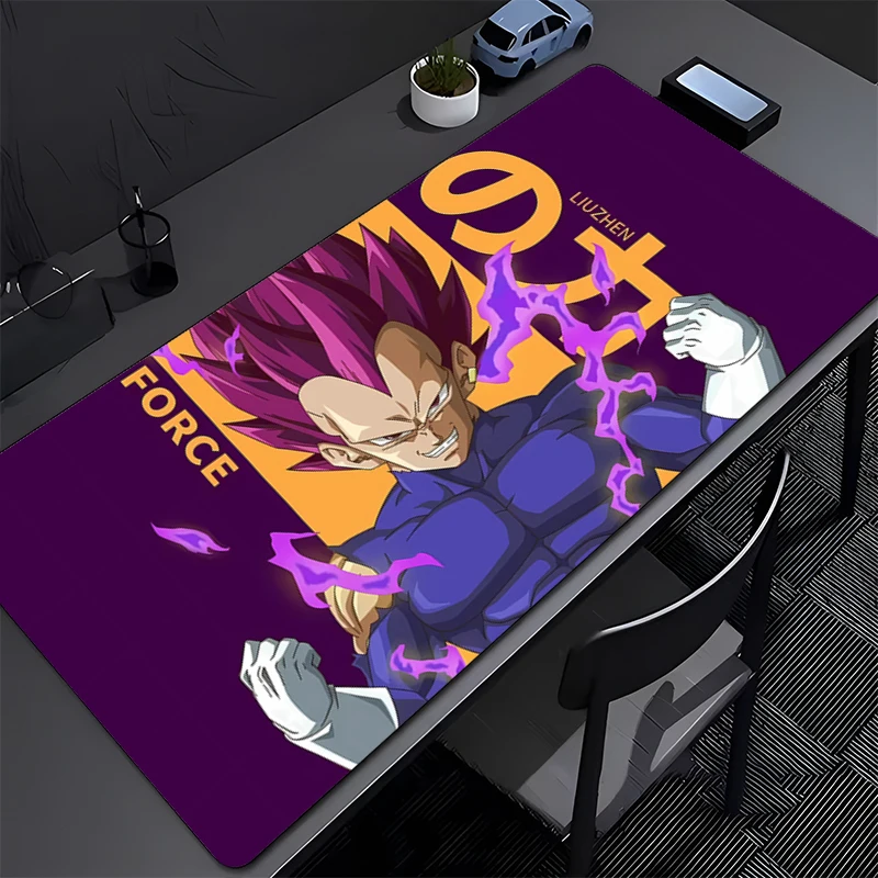 Gaming Mousepad Dragon Ball Anime แผ่นรองเม้าส์สํานักงาน Gamer คอมพิวเตอร์แผ่นรองเมาส์ลื่น HD พิมพ์ขนาดใหญ่โต๊ะ PC อะนิเมะ Mousepad