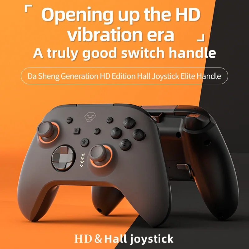 

Aolion Wireless Gaming Controller Bluetooth Gamepad Hall Trigger Joystick Mecha-Tactile Buttons For Switch PC Android IOS