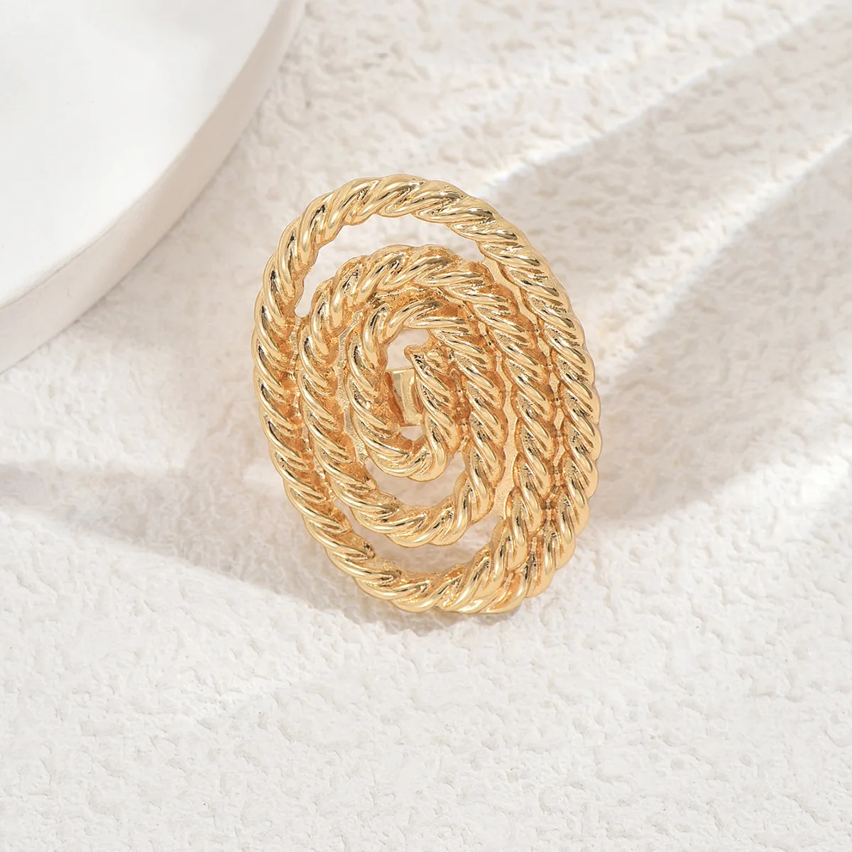 Новинка 2025 года, открытое кольцо с цветком, самое лучшее для женщин, кольцо с гофрированным жемчугом