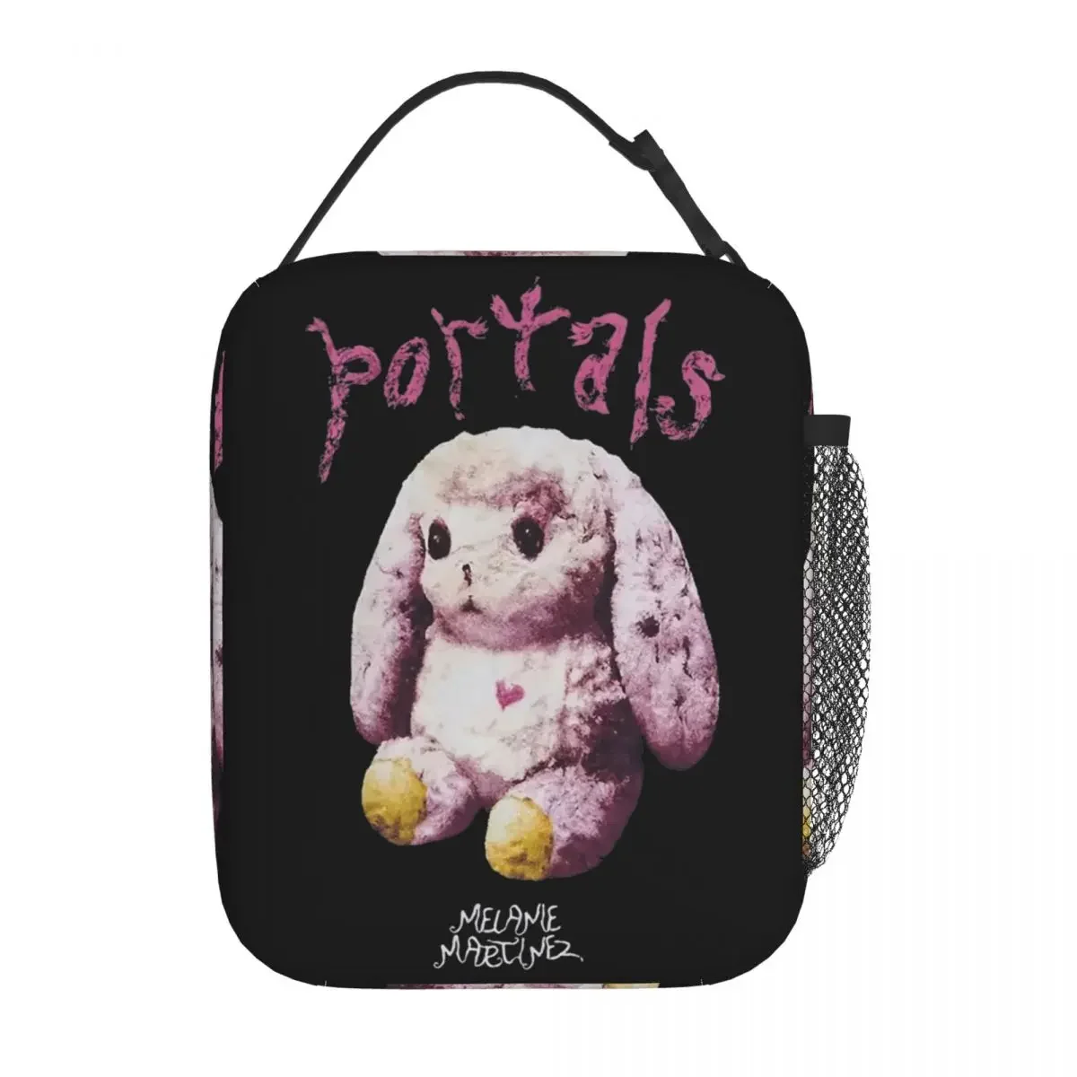 Pink Bunny Melanie Martinez Insulated Lunch Bag High Capacity Lunch Container Cooler Bag Tote Lunch Box Work Travel Girl Boy