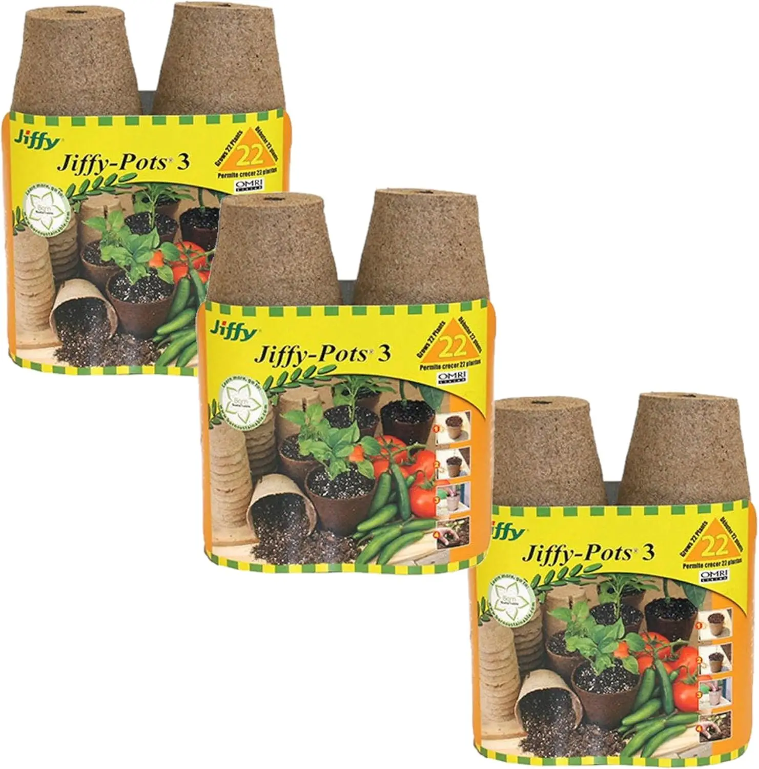 

Pots 3" Round 22 Bonus Pack (3 Pack)3