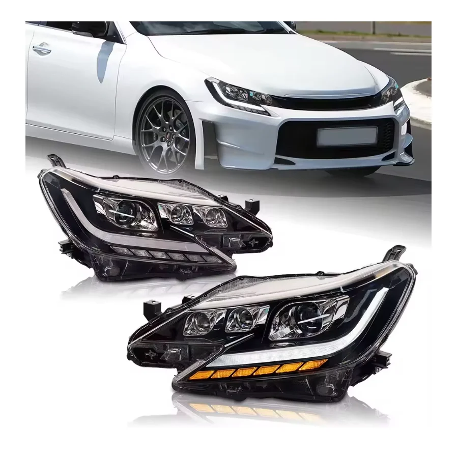 

Full Led Projector Lens New Arrival Led Headlight for TOYOTA for Vertiga Mark for REIZ Headlights 2013-2017